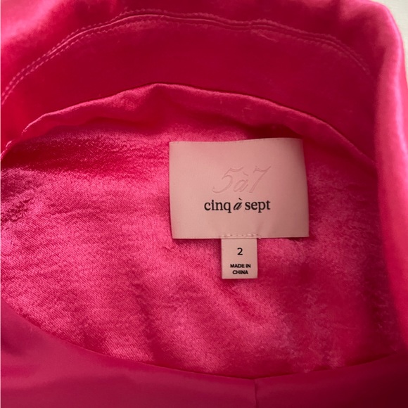 Cinq A Sept Satin Blazer size 2 - Picture 4 of 7